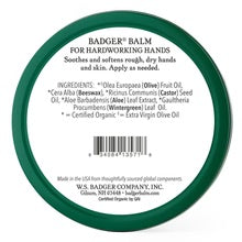 Badger Balm - For hard working hands