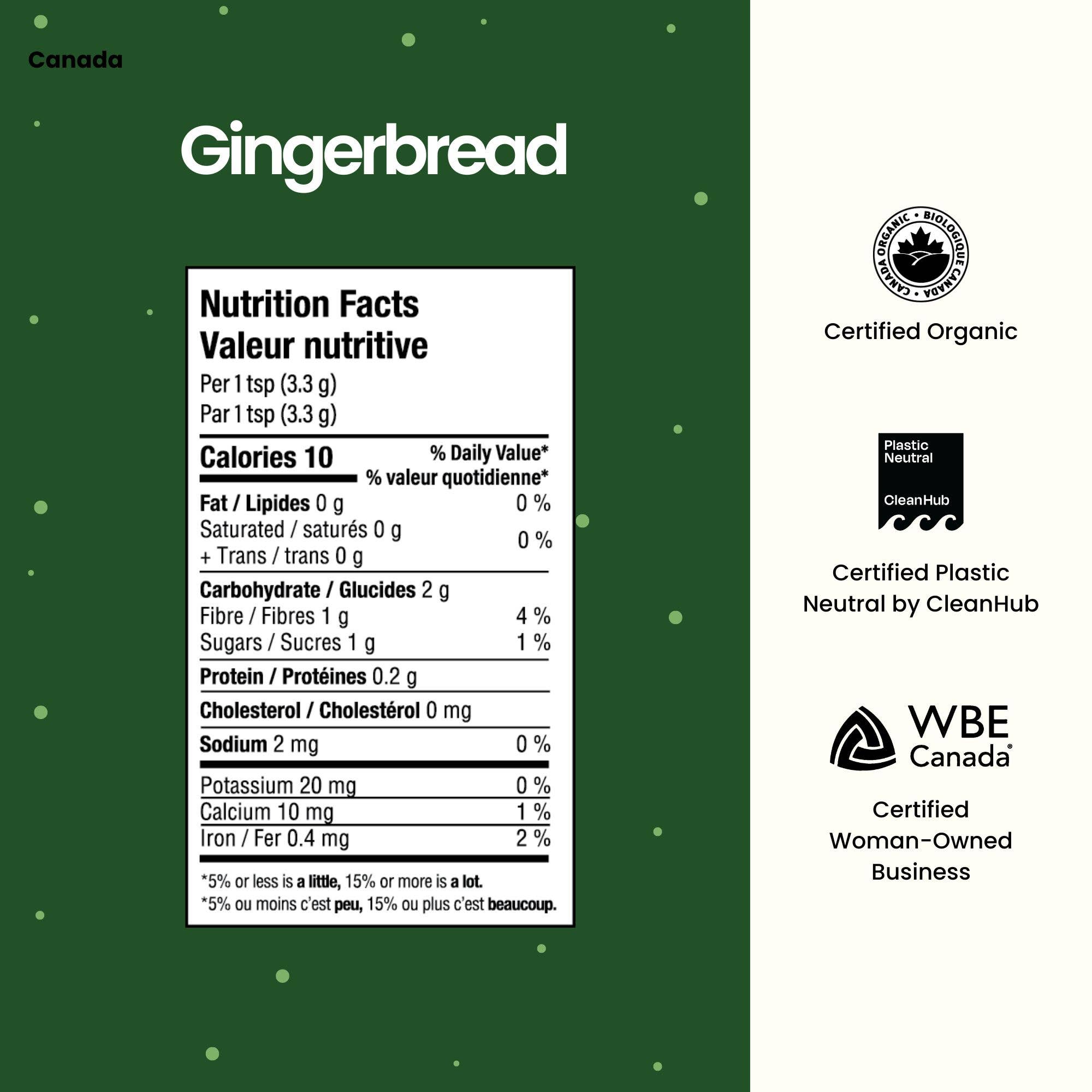 Superfood Latte Powder, Gingerbread Blend