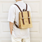 Load image into Gallery viewer, Paper Leather Travel Backpack
