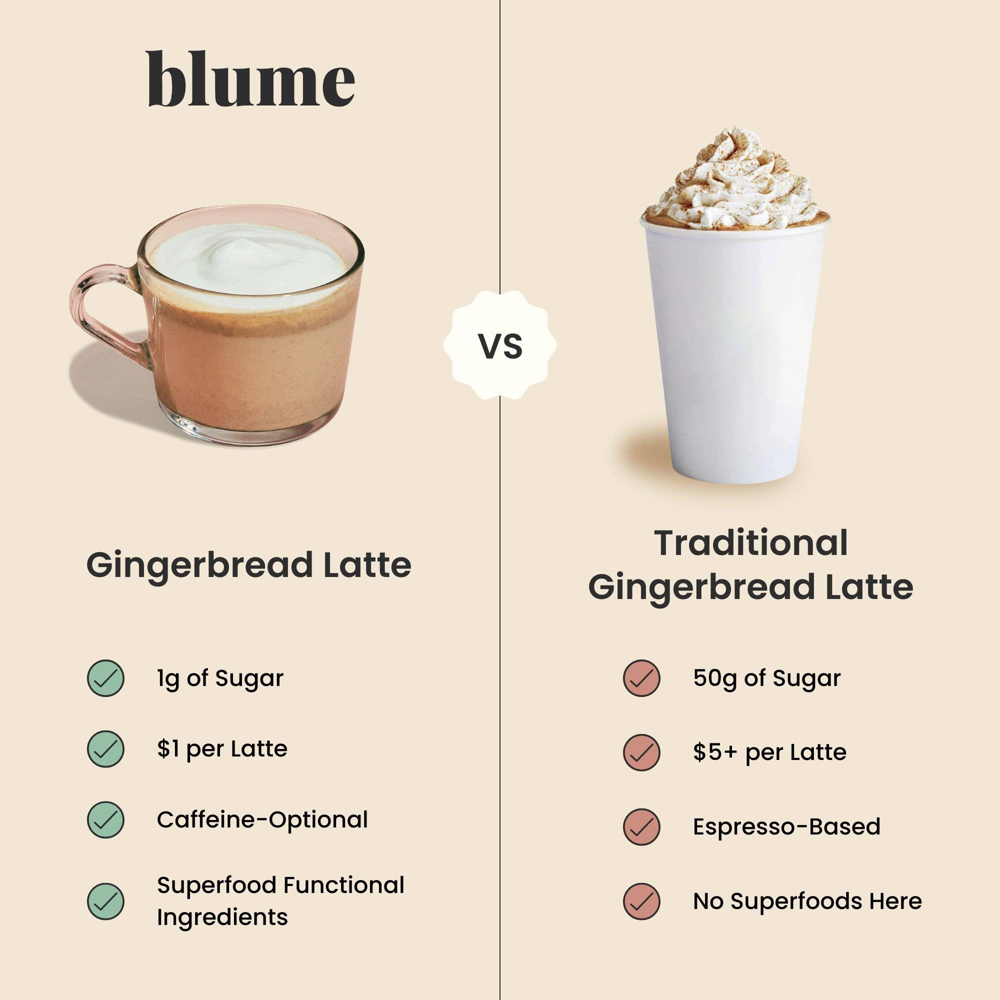 Superfood Latte Powder, Gingerbread Blend