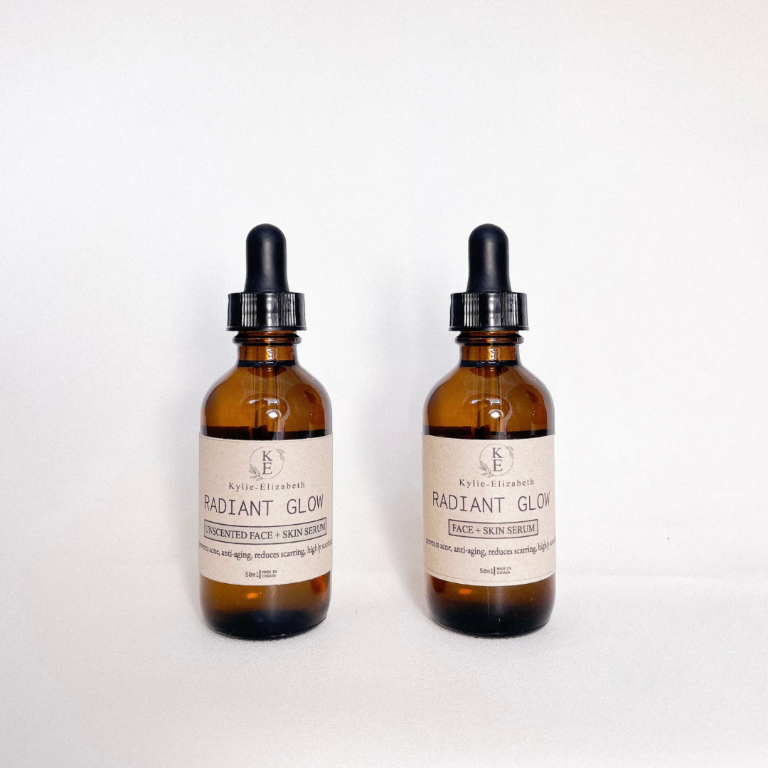 Skin serum - Radiant glow face + skin (Germanium and Lavender)