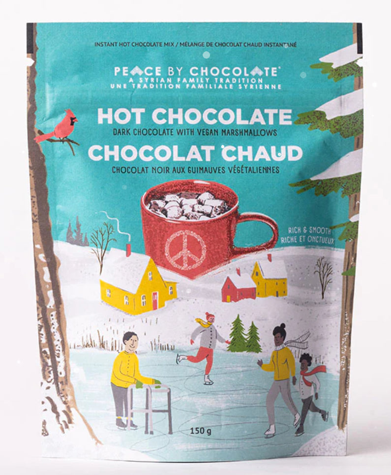 Peace By Chocolate 150g Premium Instant Dark Hot Chocolate with Vegan Marshmallows