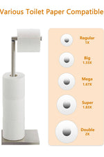 Load image into Gallery viewer, Stainless Steel Toilet Roll Holder
