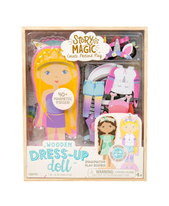 Magnetic Wooden Dress - Up Doll