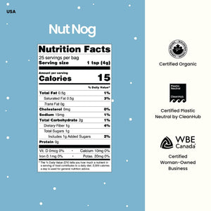 Superfood Latte Powder, Nut Nog Blend