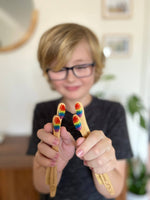 Load image into Gallery viewer, RAINBOW Kids Soft bamboo Toothbrush
