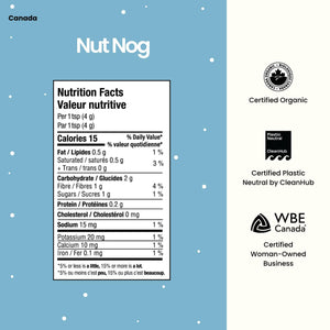 Superfood Latte Powder, Nut Nog Blend