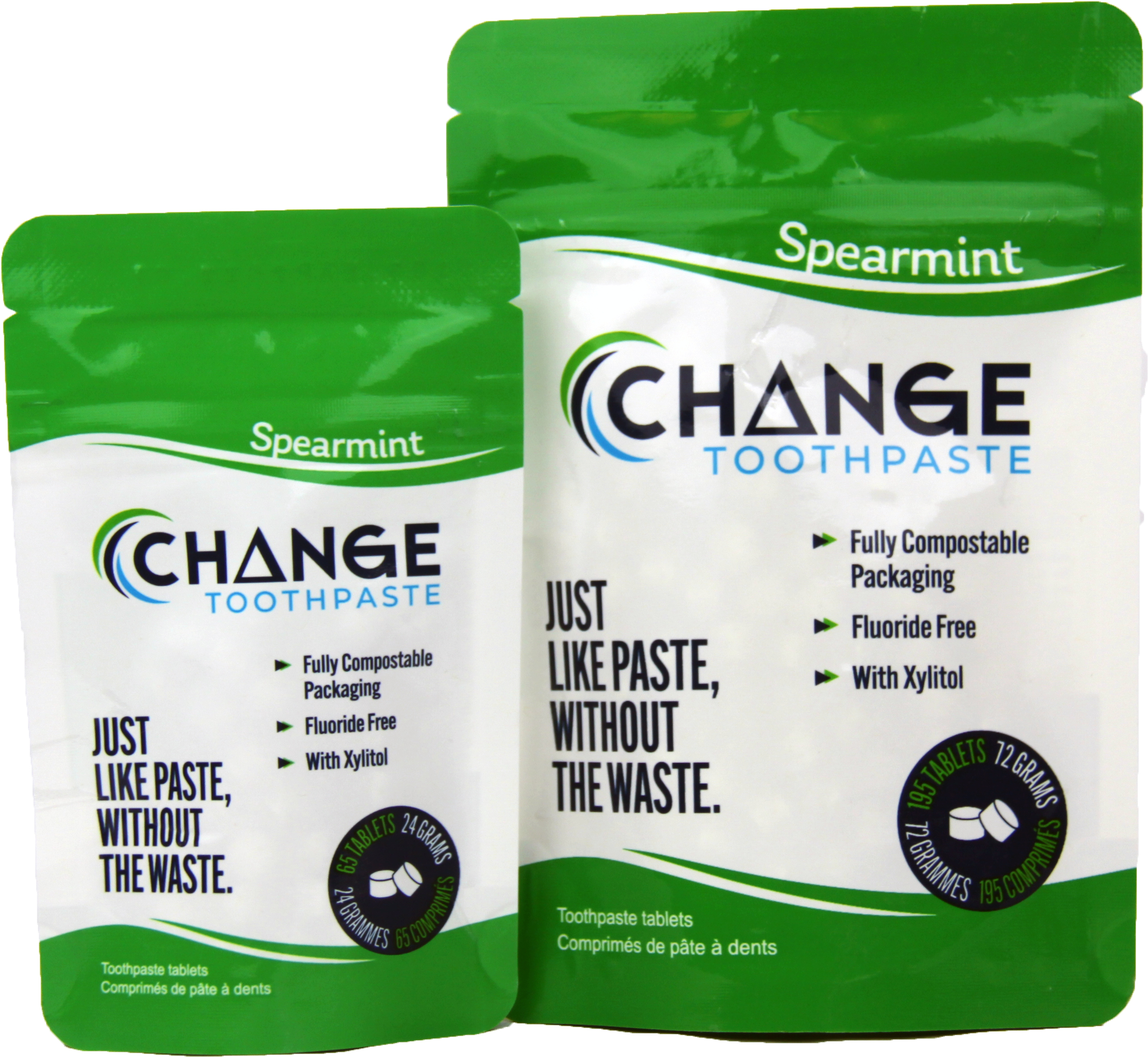 Change Toothpaste - Spearmint - Toothpaste Tablets
