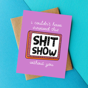 Top Hat and Monocle - Sh*tshow Funny Valentines Card
