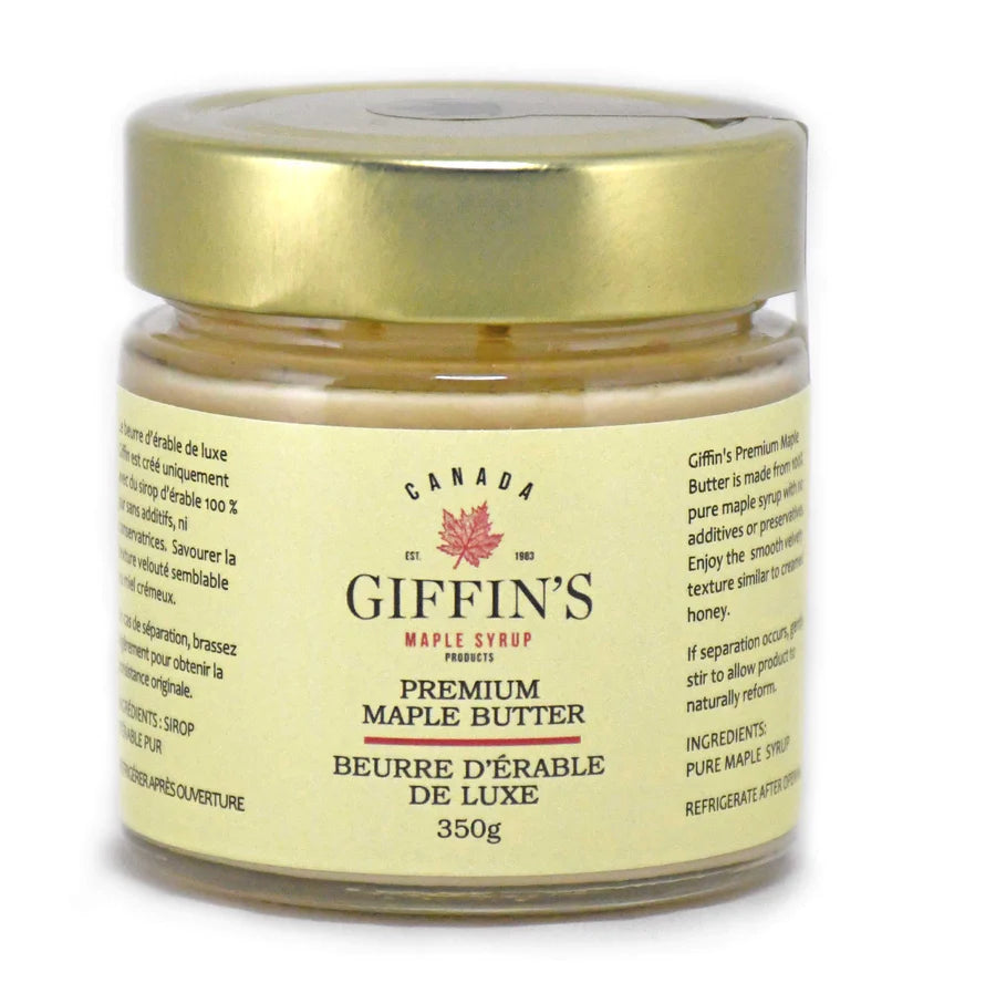 Maple Butter by Giffin’s Maple Syrup in Glass