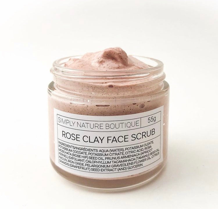 Rose Clay Face Scrub