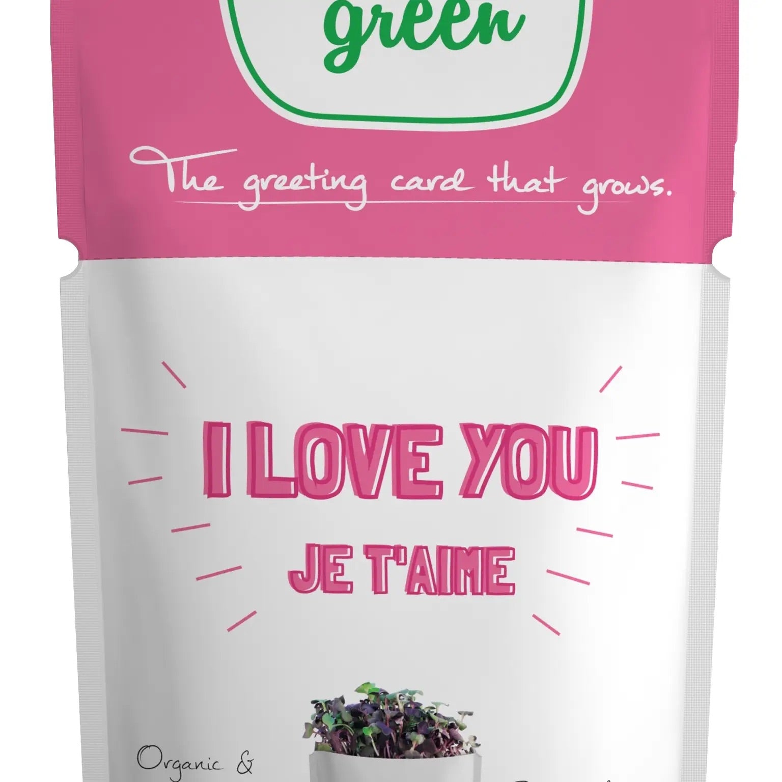 Gift a Green - I Love You Pouch