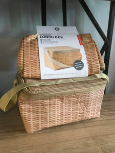 Lunch Box - Reusable Wicker Print