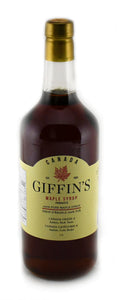 Giffin’s Maple Syrup 1L Glass